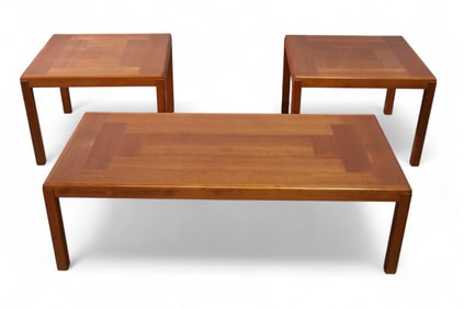 3 PIECE MCM LIVINGROOM TABLE SET