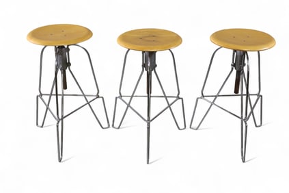 SET OF 3 JEFF COVEY FOR HERMAN MILLER STOOLS
