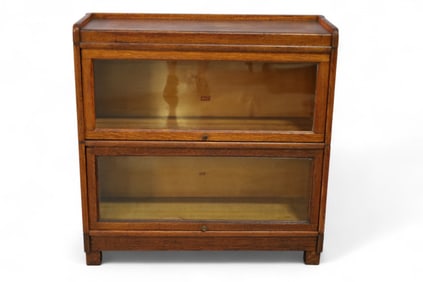 AMERICAN OAK STACKING BOOKCASE