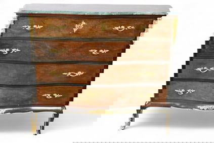 FRENCH MARBLE TOP CHEST