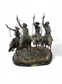"COMING THROUGH THE RYE" REMINGTON BRONZE