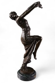 ART DECO STYLE DANCER BRONZE