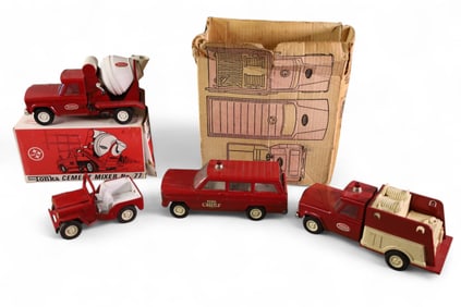 4 TONKA TRUCKS
