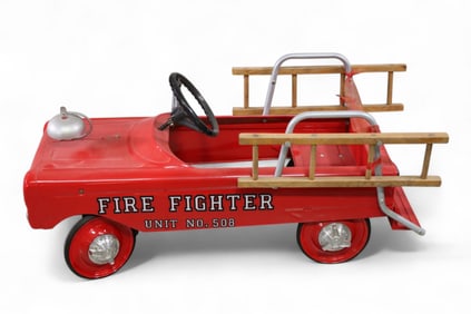 FIRE TRUCK PEDAL CAR