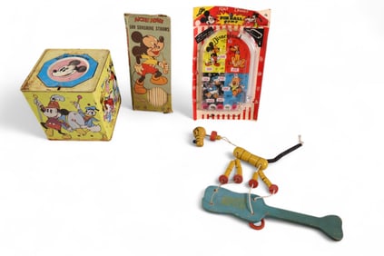 4 MICKEY MOUSE TOYS
