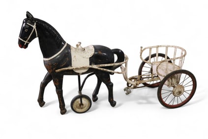 ANTIQUE SURREY RIDING TOY