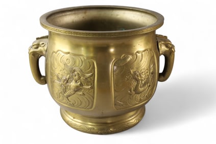 CHINESE BRONZE PLANTER