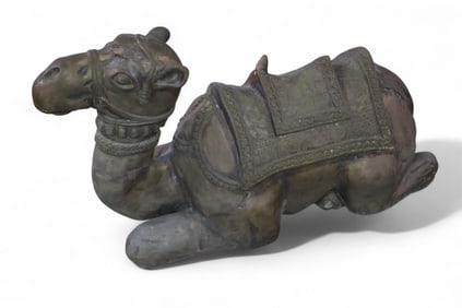 LARGE BRASS CAMEL