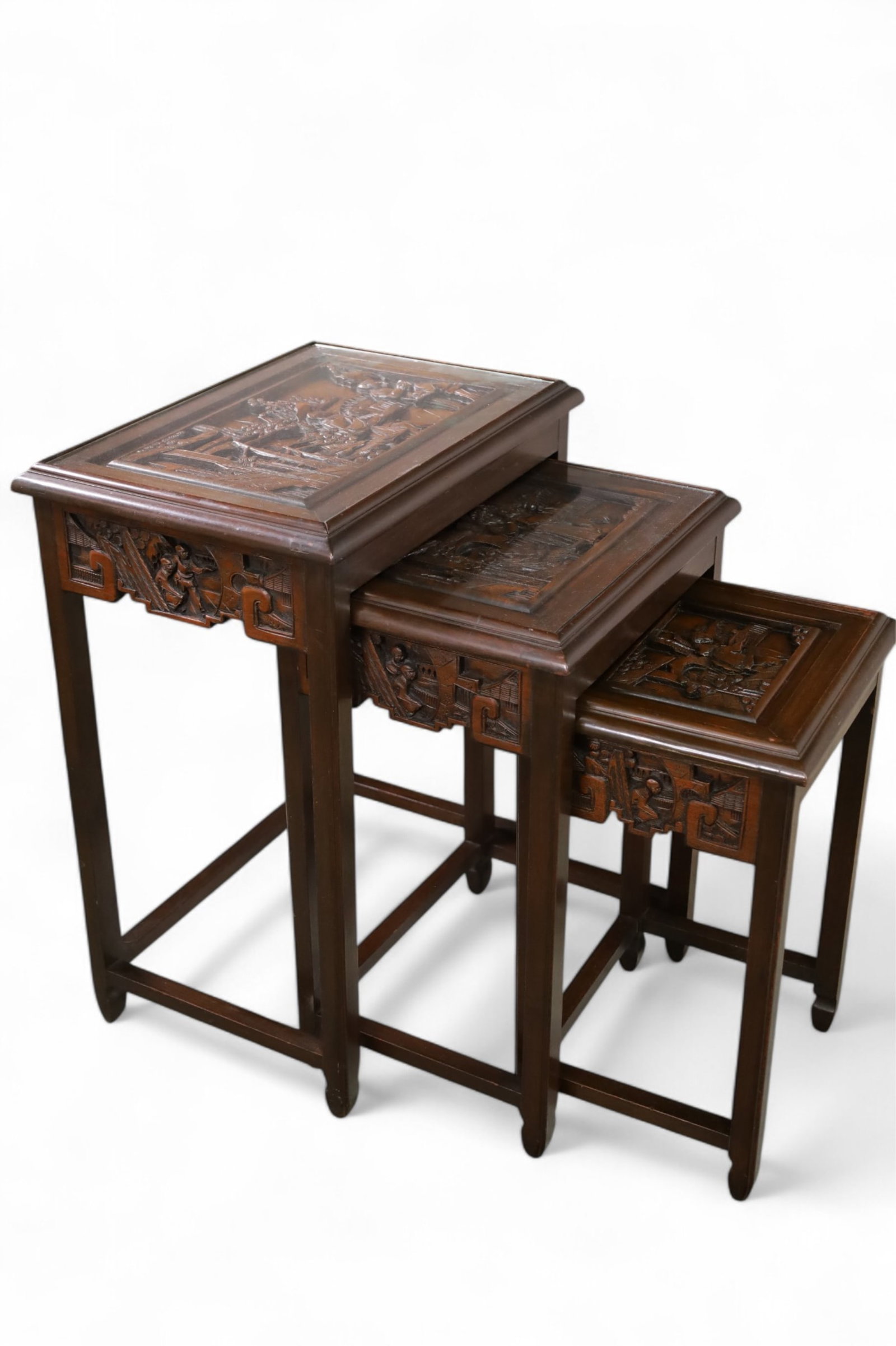 SET OF ASIAN NESTING TABLES (1 of 2)