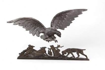 2 CAST METAL PLAQUES