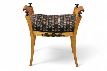BIEDERMEIER STYLE VANITY BENCH