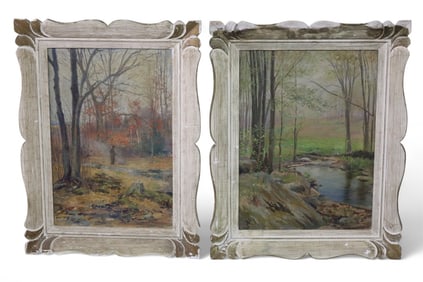 2 HENRY HATFIELD OIL PAINTINGS
