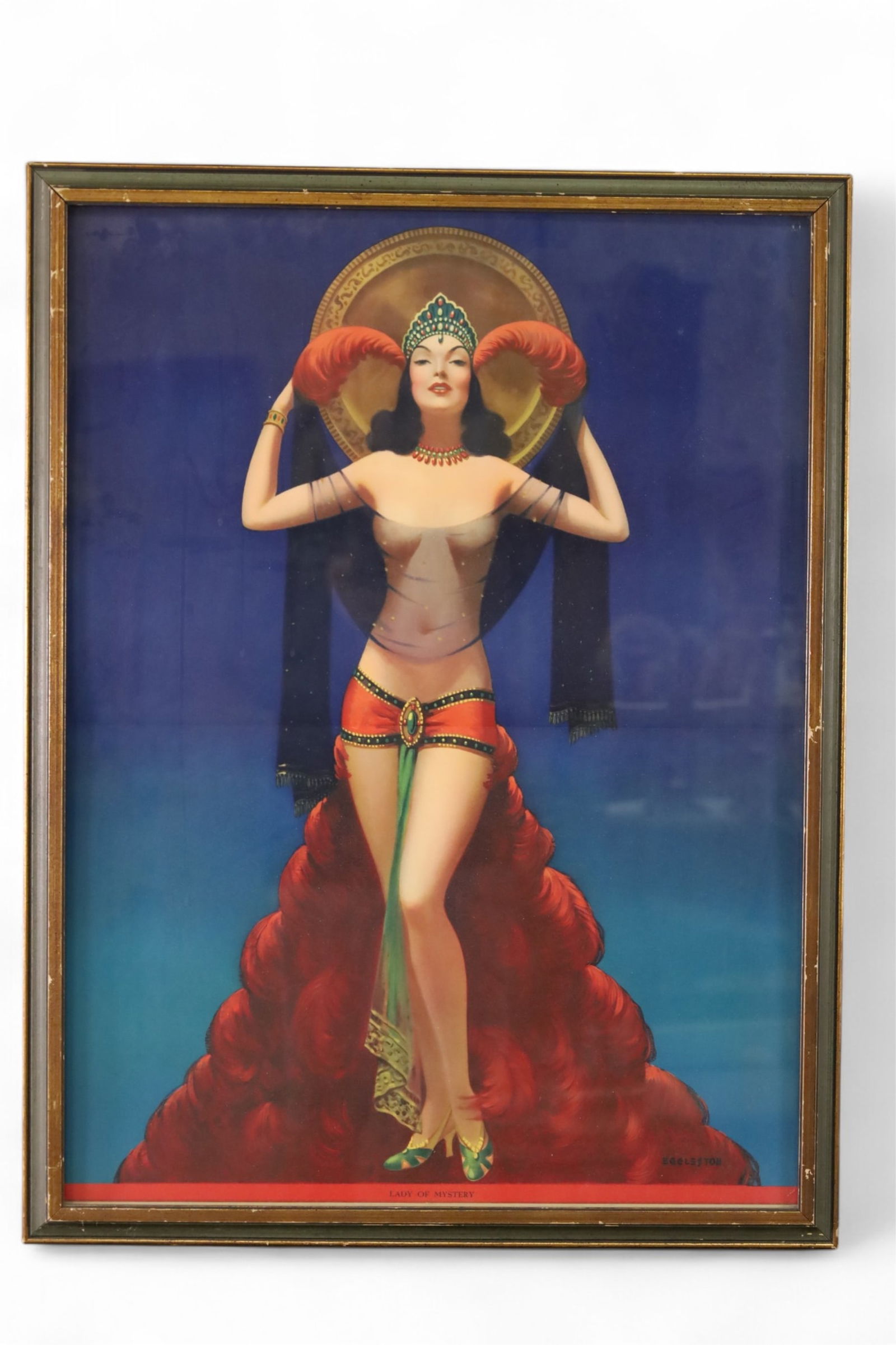 ART NOUVEAU LADY PRINT (1 of 3)