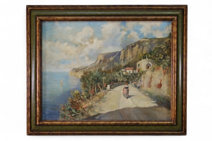 FRANCO RUOCCO COASTAL OIL PAINTING