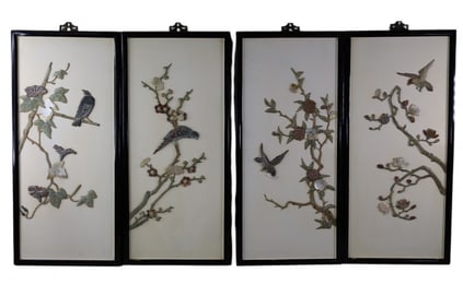 4 CHINESE PANELS