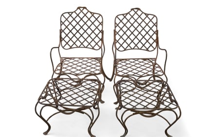 ROSE TARLOW STYLE TWIG IRON PATIO SET