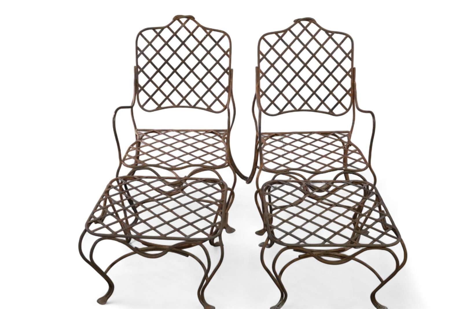 ROSE TARLOW STYLE TWIG IRON PATIO SET (1 of 5)