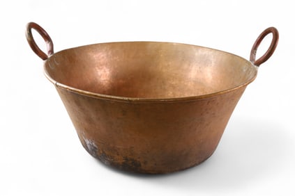 LARGE ANTIQUE CANDY KETTLE
