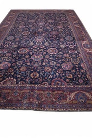 APPROX 10' 9" x 18' 1" HANDMADE WOOL RUG