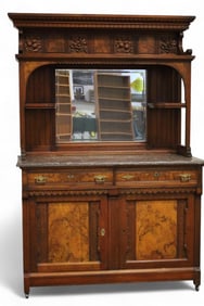 VICTORIAN MARBLE TOP SIDEBOARD