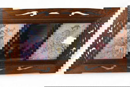 VICTORIAN TRIPTYCH MIRROR