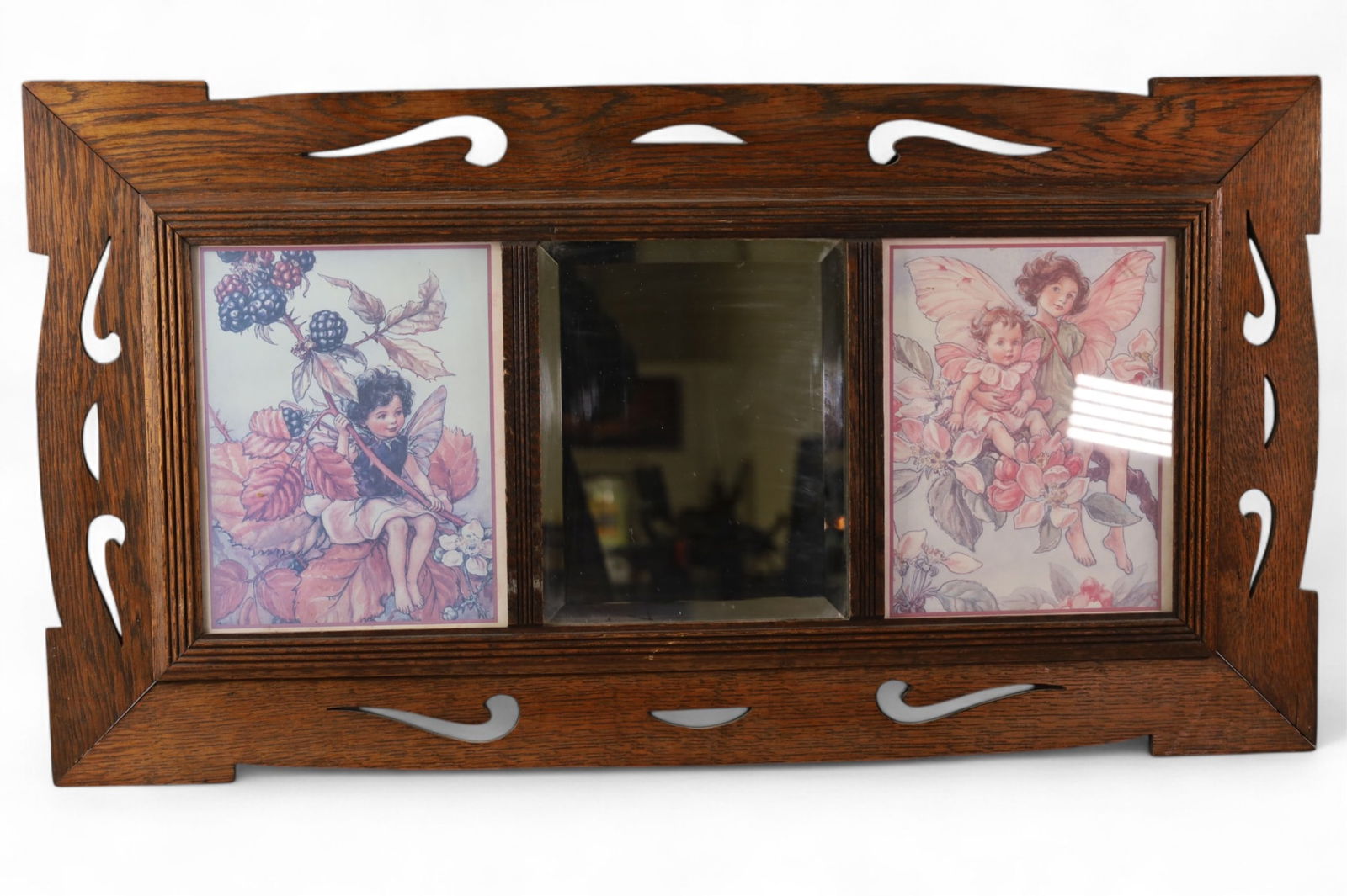 VICTORIAN TRIPTYCH MIRROR (1 of 4)