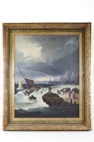 A. BUDIN OIL PAINTING