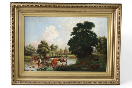 EDWIN BOTTOMLEY OIL PAINTING