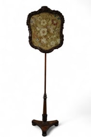 VICTORIAN POLE SCREEN