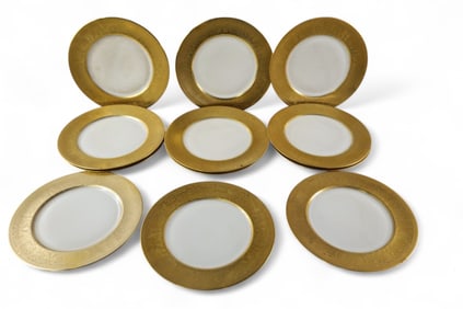 SET OF 12 BAVARIAN DINNER PLATES