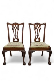 PAIR OF 19TH CENTURY MAHOGANY SIDE CHAIRS