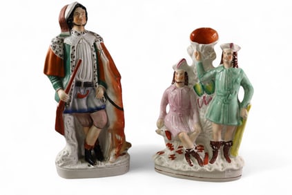 2 PIECES OF STAFFORDSHIRE