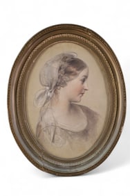 19TH CENTURY PASTEL PORTRAIT
