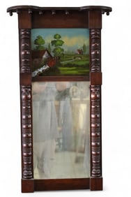 19TH CENTURY TRUMEAU MIRROR