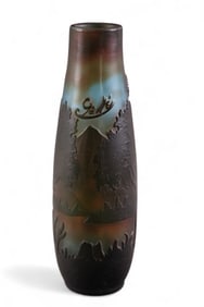 CAMEO ART GLASS VASE