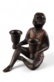 IRON MONKEY CANDLE HOLDER