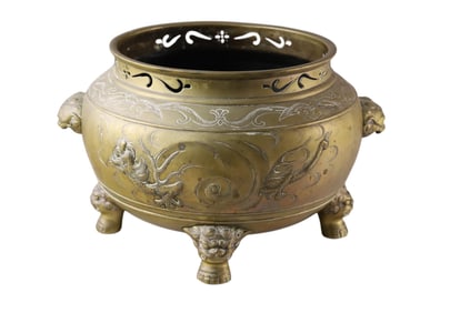 JAPANESE BRASS CENSER