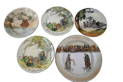 5 ROYAL DOULTON PLATES