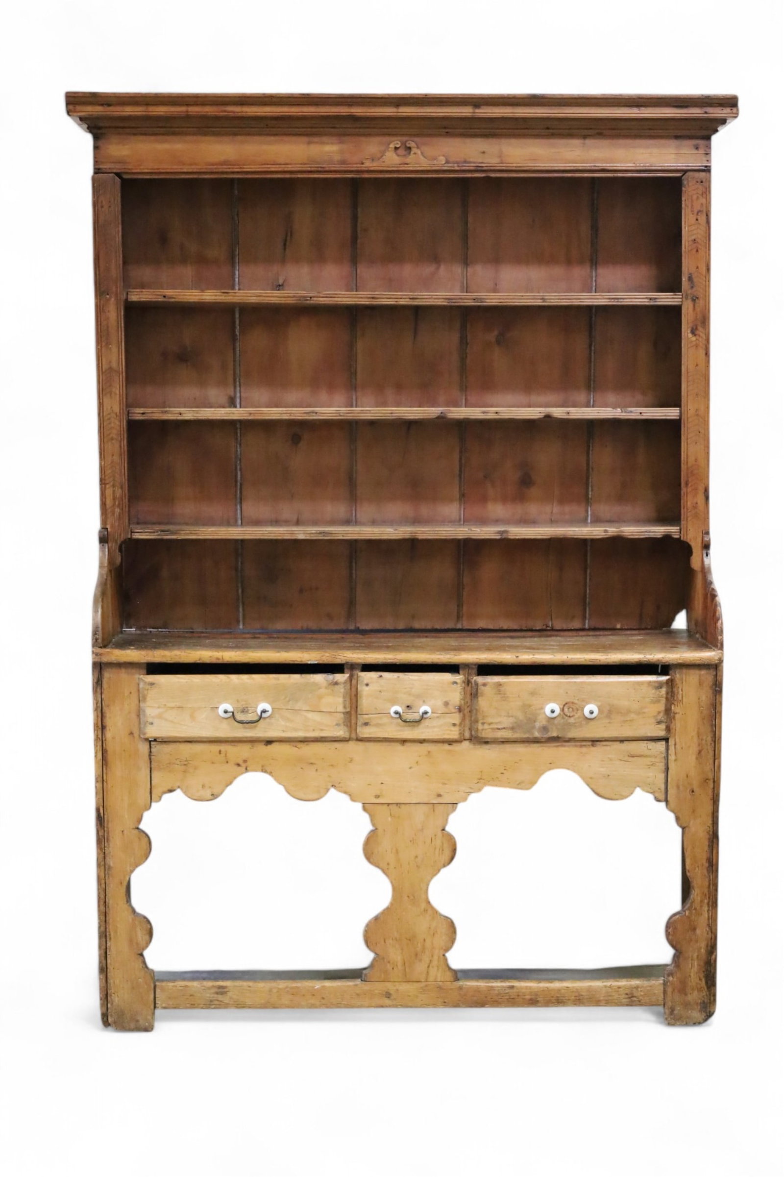 PRIMITIVE PINE CUPBOARD (1 of 4)