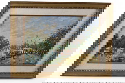 JOHN HAMMOND HARWOOD OIL PAINTING