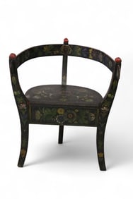 CHILD'S HAND PAINTED CHAIR