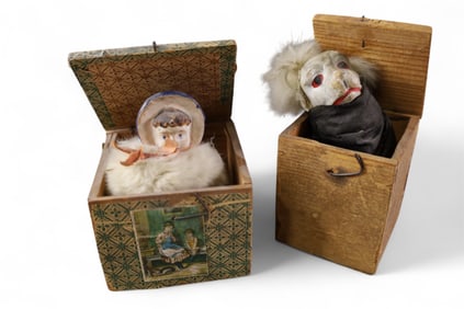 2 1800'S JACK IN THE BOXES