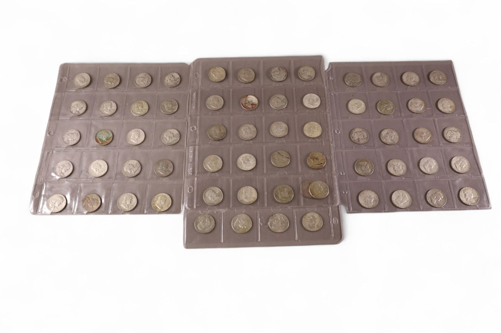 65 FRANKLIN HALF DOLLARS (1 of 4)