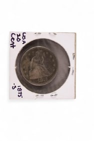1875 20 CENT COIN
