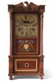 BIRGE & MALLORY OGEE CLOCK