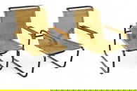 PAIR OF MARCEL BREUER LOUNGE CHAIRS