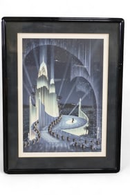 ROBERT HOPPE FRAMED LITHOGRAPH