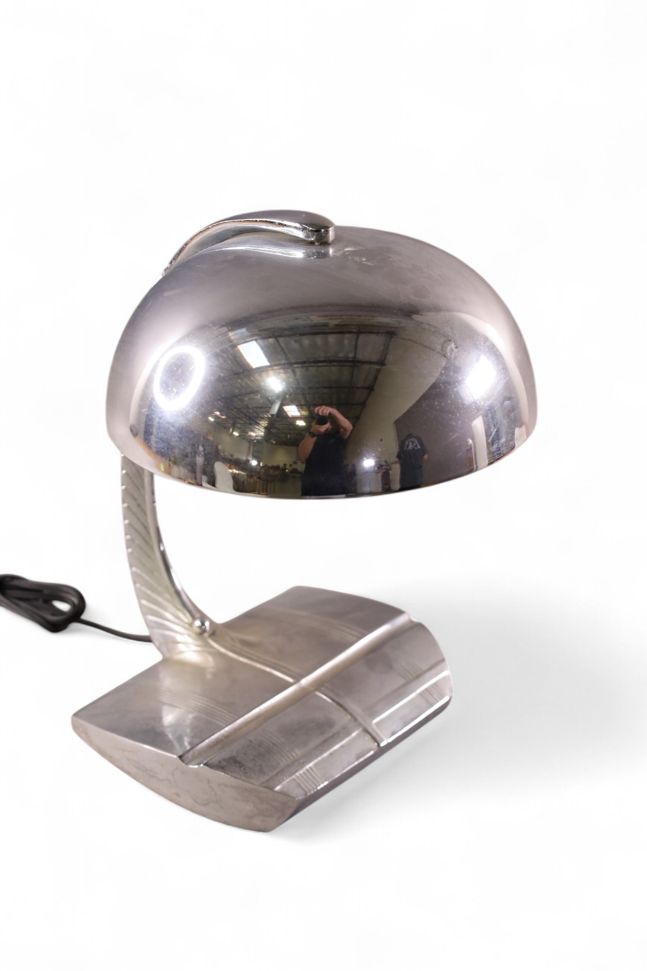 CHROME TABLE LAMP (1 of 2)