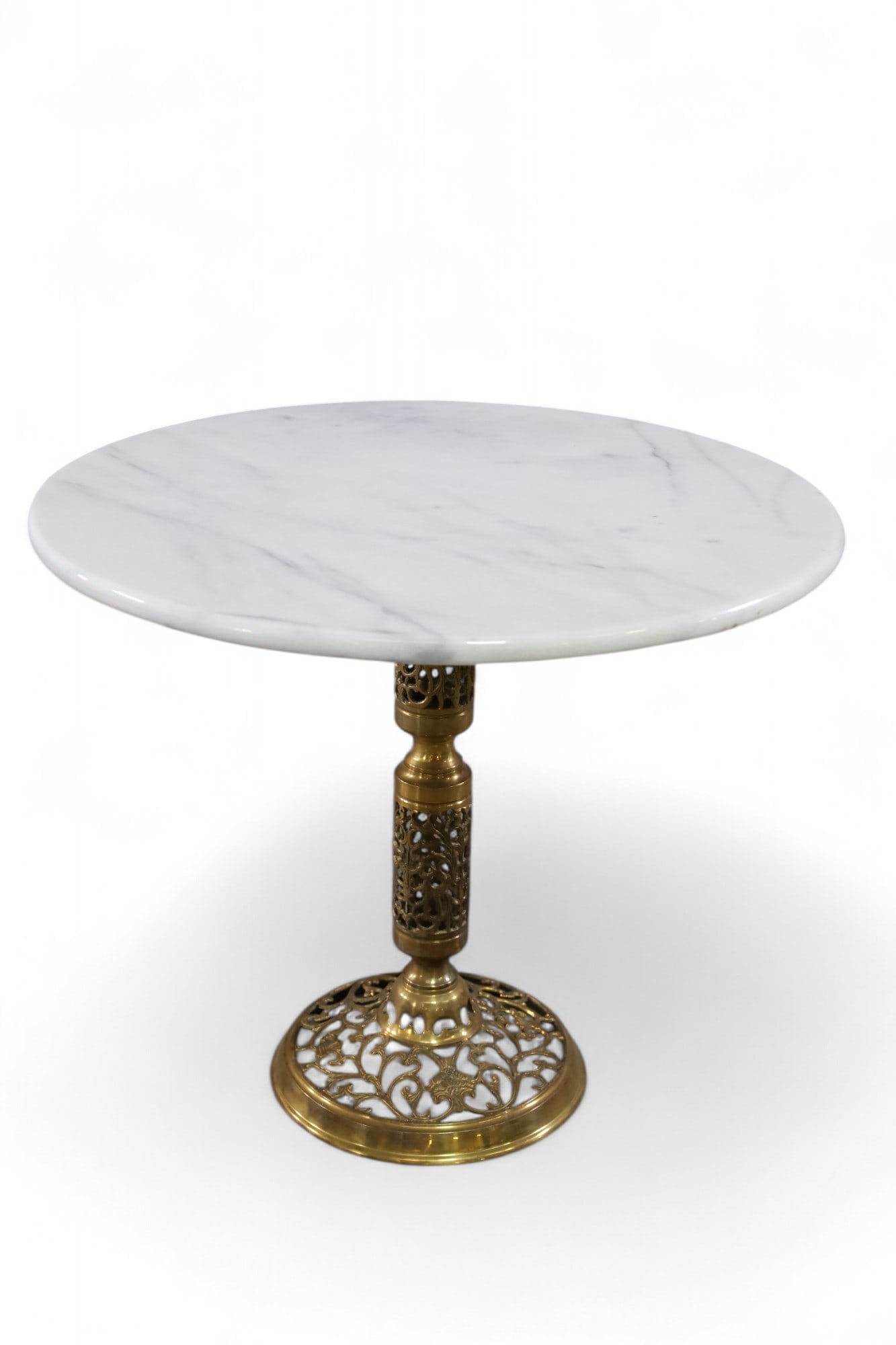 MARBLE TOP SIDE TABLE (1 of 3)