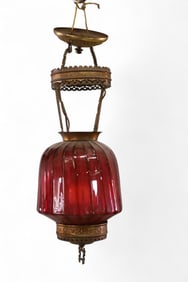 VICTORIAN CRANBERRY HALL LIGHT